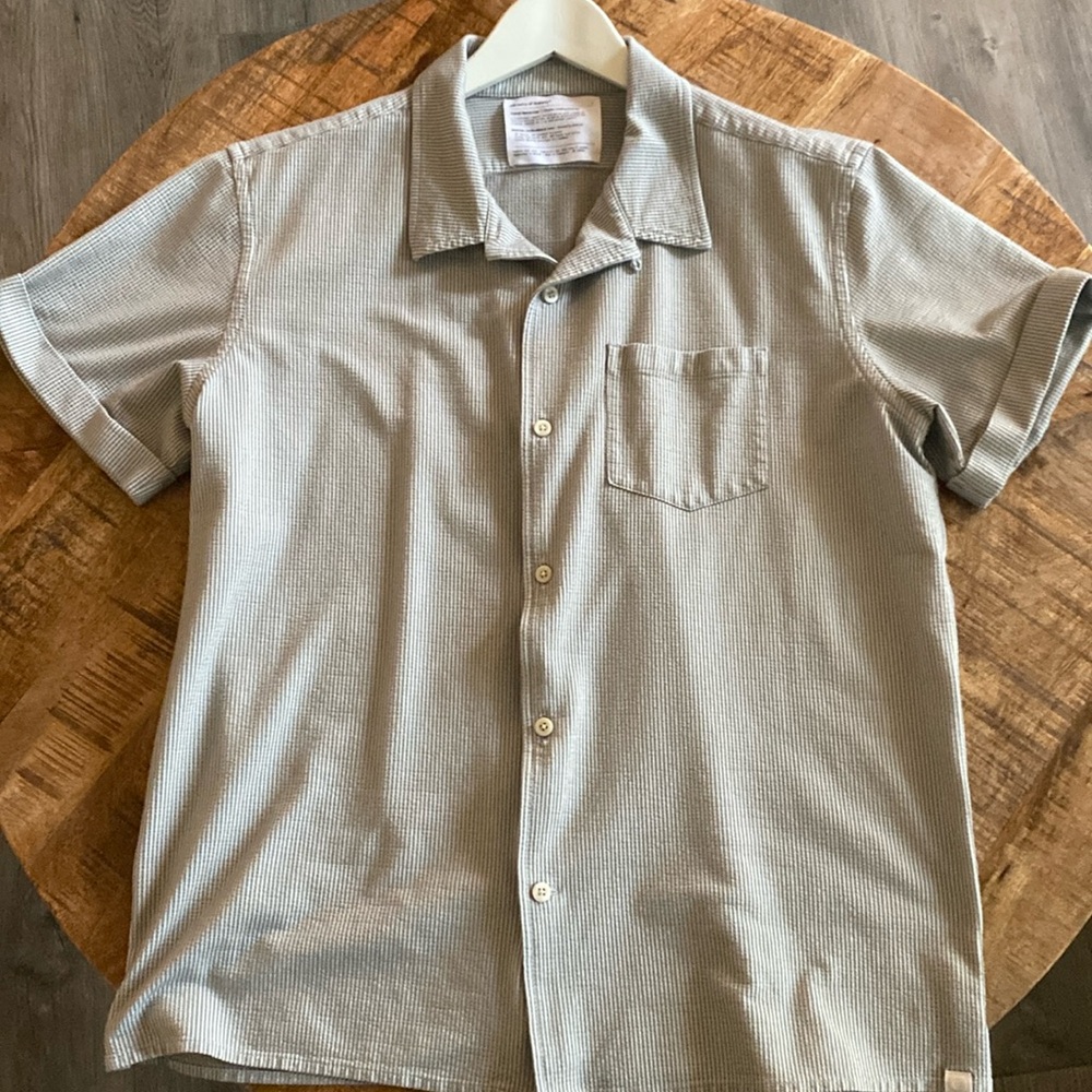 Ministry of Supply Hybrid Seersucker Shirt L
